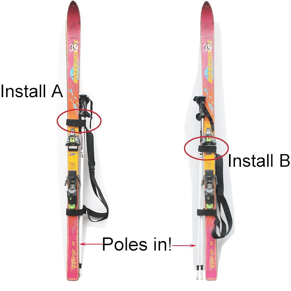 Amazon.com : YYST Ski Tote | Skis and Poles Backpack Carrier